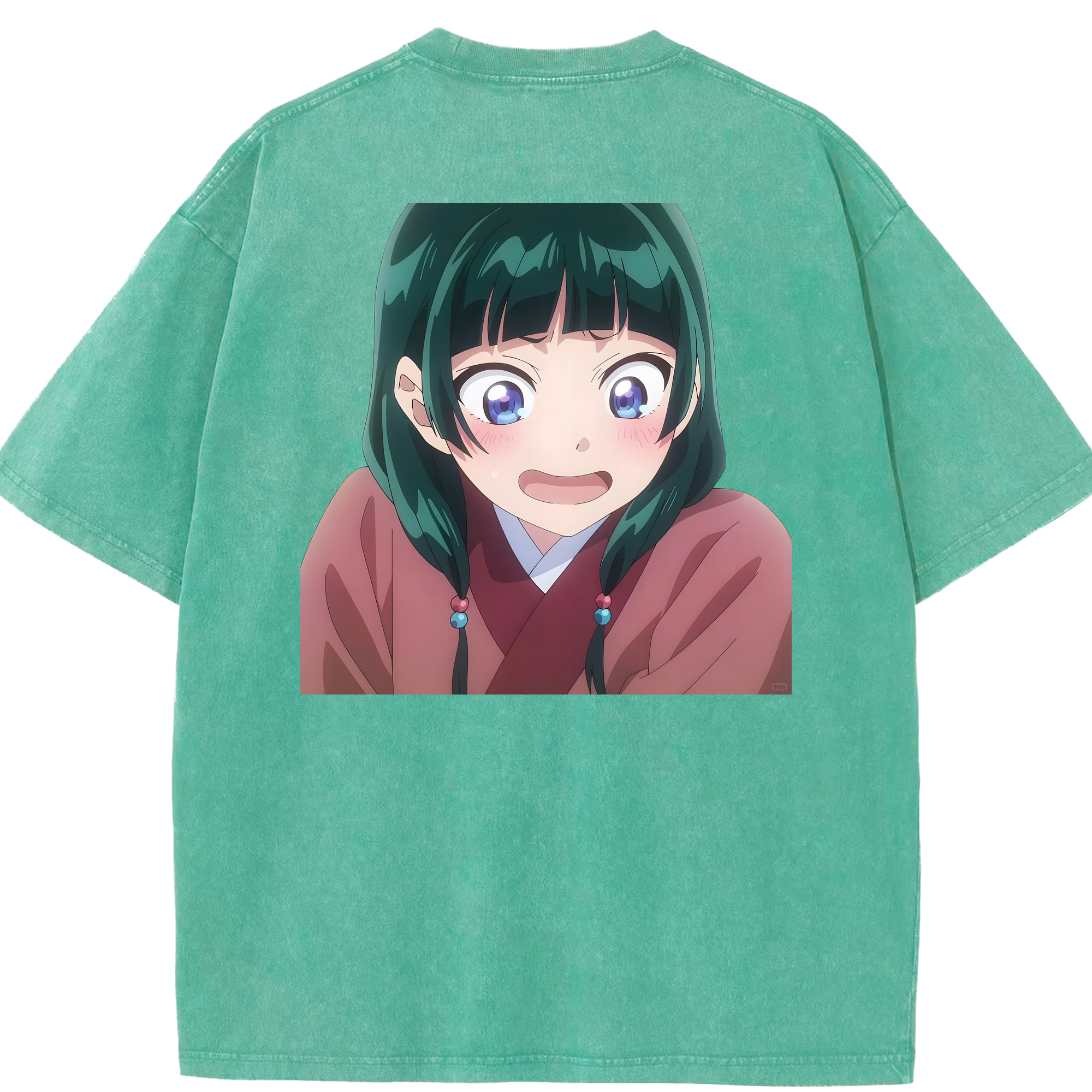 （画像用） 薬屋のひとりごと The Apothecary Diaries 綿100% ヴィンテージ風 半袖Tシャツ（背面プリント）